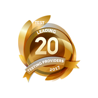 Test Magazine Leading Testing Providers 2017 Logo.