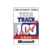 2004 Sunday Times Tech Track Award Logo.