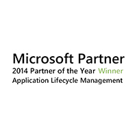 2014 Microsoft Worldwide ALM Partner of the Year Award Logo.