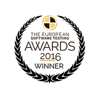 European Software Testing Awards 2016 Winner Logo.